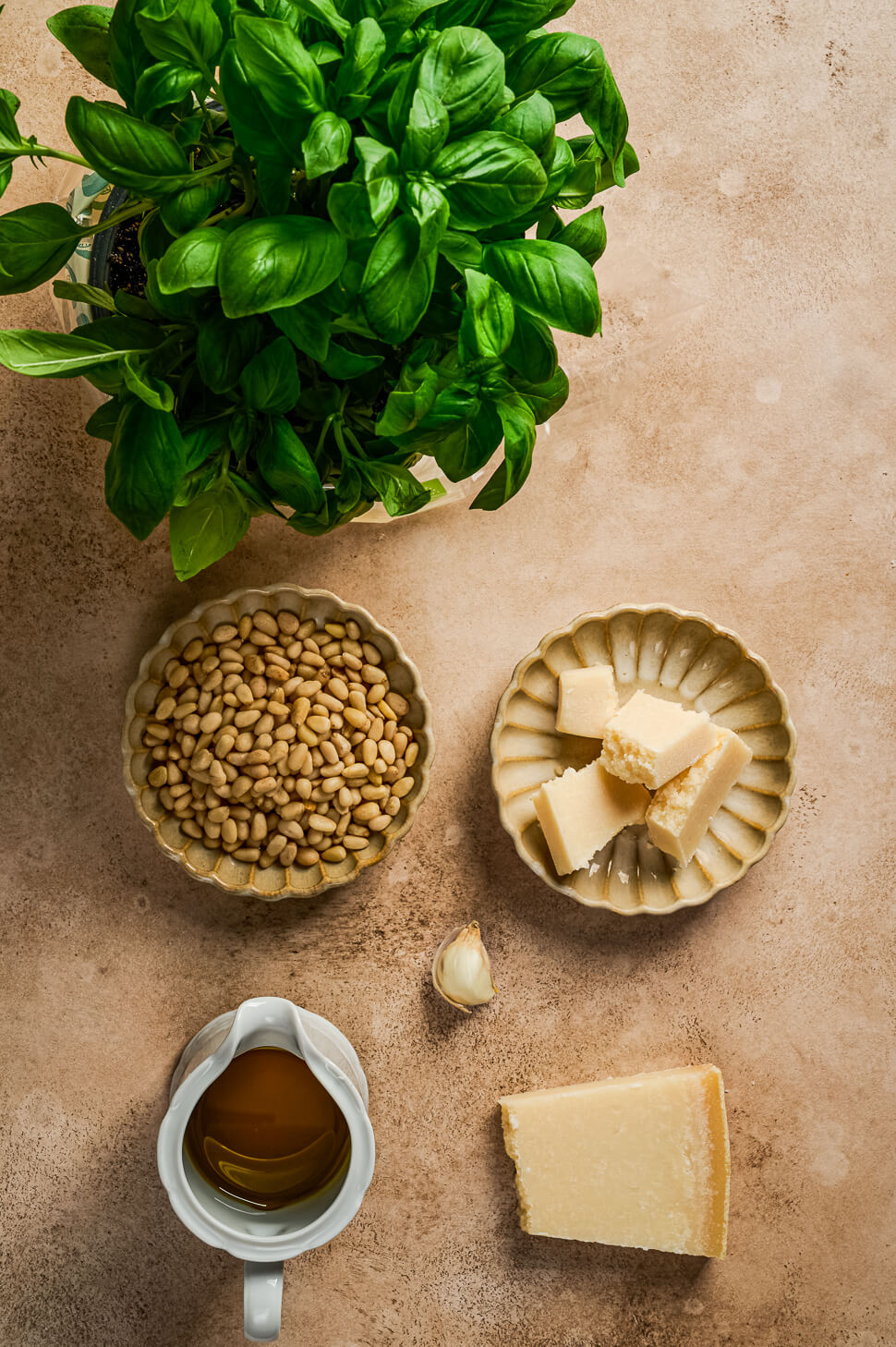 Pesto genovese ingrediënten