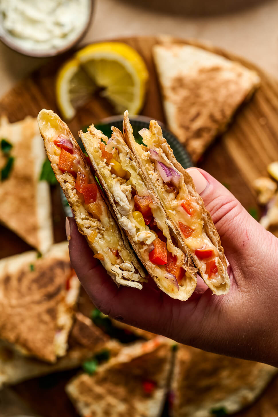 quesadillas