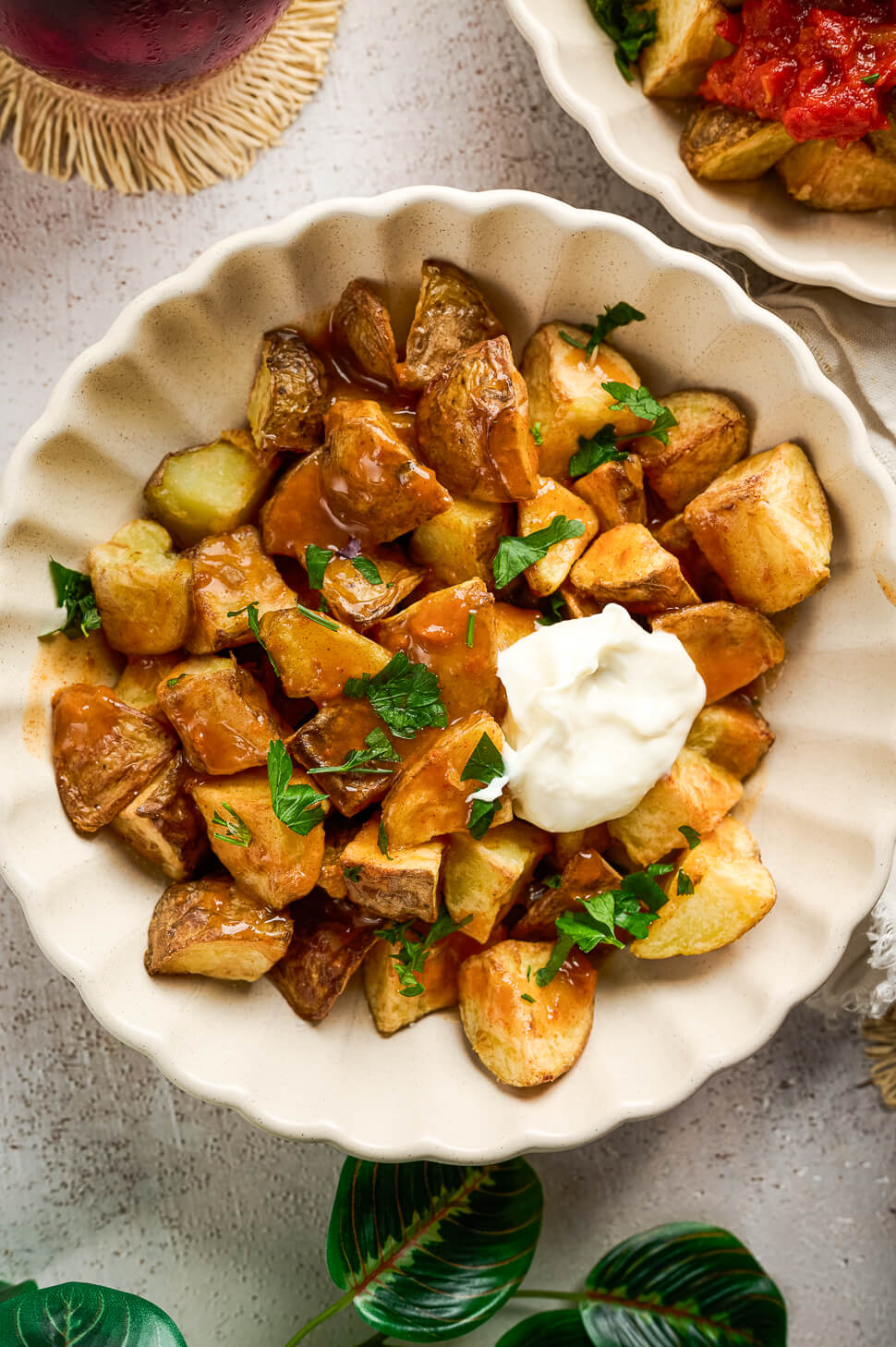 Patatas bravas madrid style