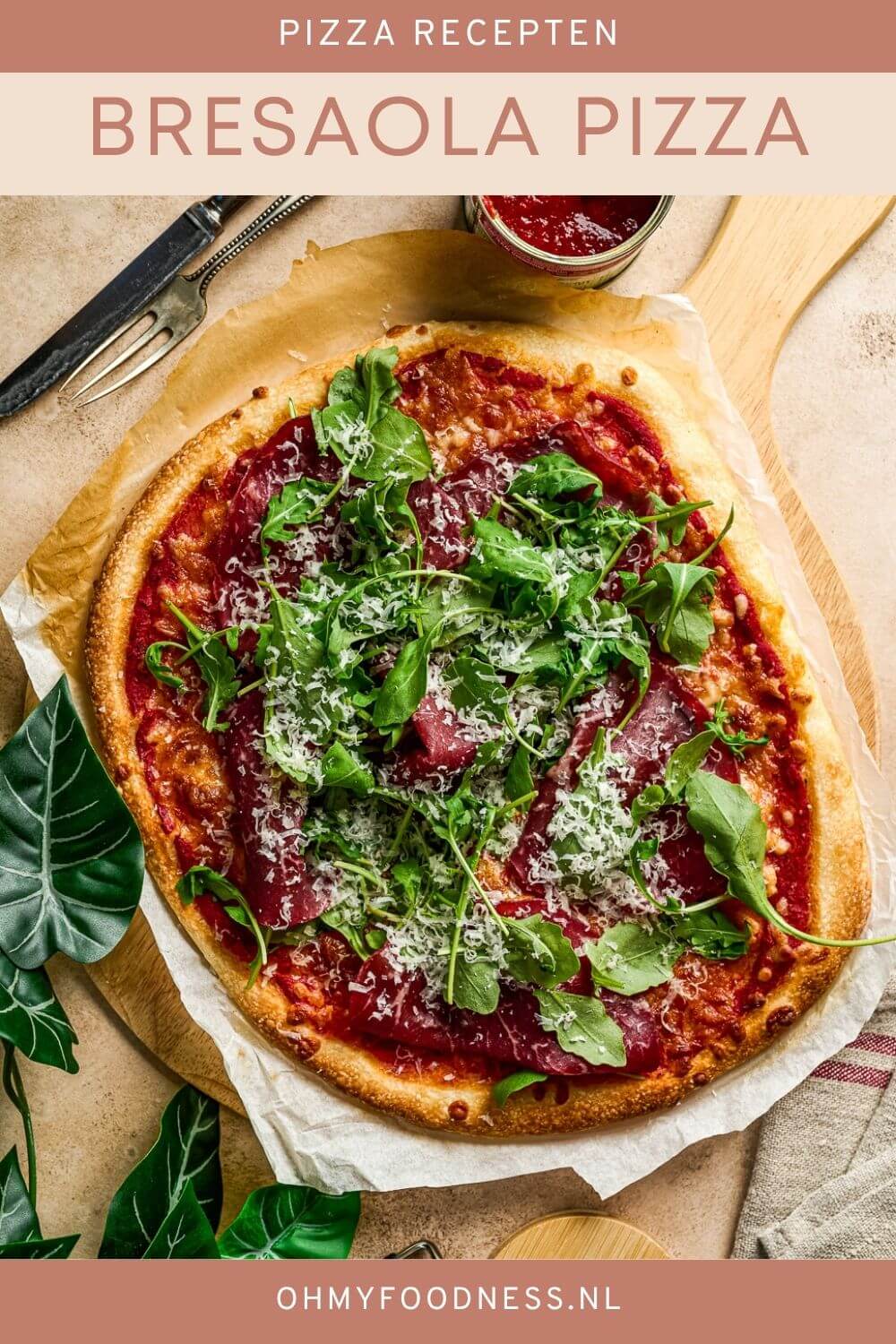 Bresaola pizza