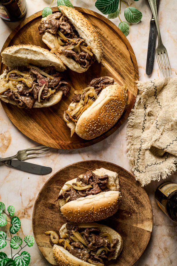 Philly cheese steak recept